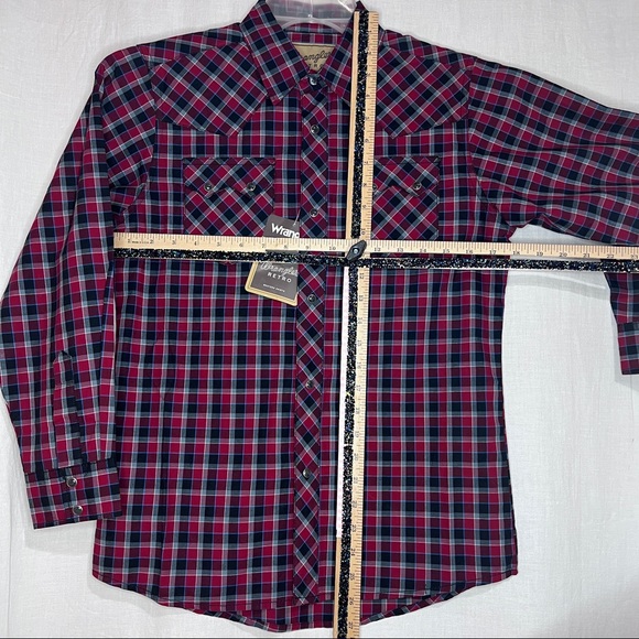 Wrangler Boy's Pearl Snap Button Western Shirt - Picture 14 of 15